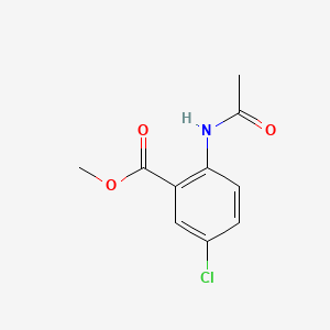Chemical structure of Methyl 2-Acetamido-5-chlorobenzoate