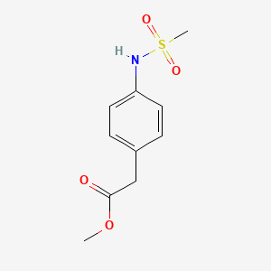 Chemical structure of Methyl 2-[4-(Methylsulfonamido)phenyl]acetate