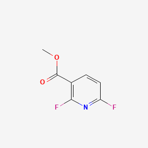 Chemical structure of METHYL 2,6-DIFLUORONICOTINATE