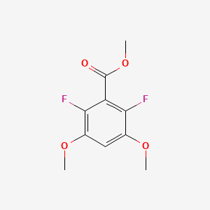 Chemical structure of Methyl 2,6-difluoro-3,5-dimethoxybenzoate