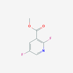 Chemical structure of Methyl 2,5-difluoronicotinate