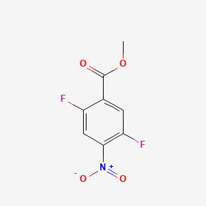 Chemical structure of Methyl 2,5-difluoro-4-nitrobenzoate