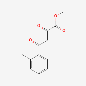 Chemical structure of Methyl 2,4-dioxo-4-(o-tolyl)butanoate