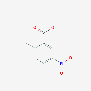 Chemical structure of Methyl 2,4-Dimethyl-5-Nitrobenzoate