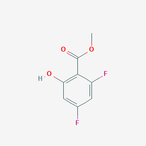 Chemical structure of Methyl 2,4-difluoro-6-hydroxybenzoate