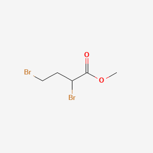 Chemical structure of Methyl 2,4-dibromobutyrate
