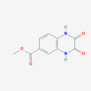 Chemical structure of Methyl 2,3-dioxo-1,2,3,4-tetrahydroquinoxaline-6-carboxylate