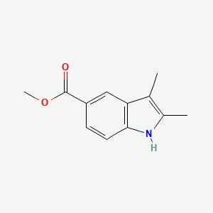 Chemical structure of Methyl 2,3-dimethyl-1H-indole-5-carboxylate