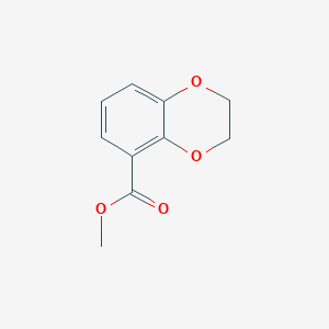 Chemical structure of Methyl 2,3-dihydro-1,4-benzodioxine-5-carboxylate