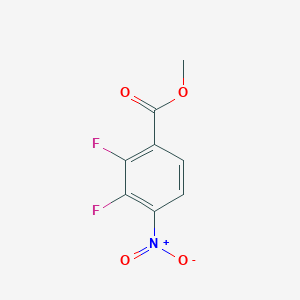 Chemical structure of Methyl 2,3-difluoro-4-nitrobenzoate