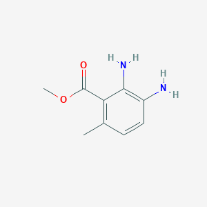 Chemical structure of Methyl 2,3-diamino-6-methylbenzoate
