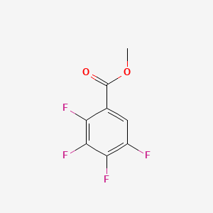 Chemical structure of Methyl 2,3,4,5-tetrafluorobenzoate