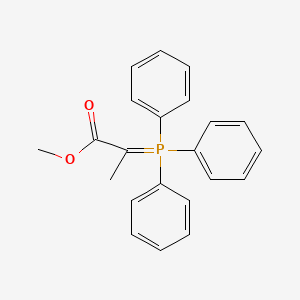 Chemical structure of Methyl 2-(triphenylphosphoranylidene)propanoate