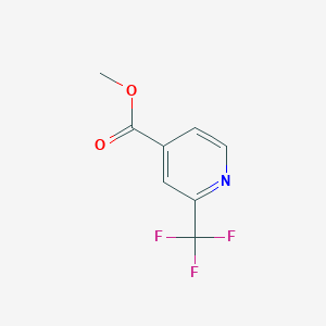 Chemical structure of Methyl 2-(trifluoromethyl)isonicotinate