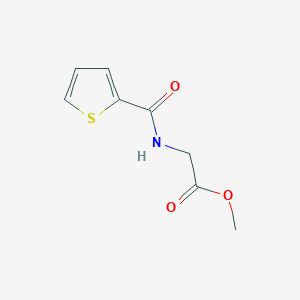 Chemical structure of Methyl 2-(thiophene-2-carboxamido)acetate
