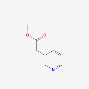 Chemical structure of Methyl pyridine-3-acetate