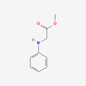 Chemical structure of Methyl 2-(phenylamino)acetate