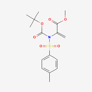 Chemical structure of Methyl 2-(N-(tert-butoxycarbonyl)-4-MethylphenylsulfonaMido)acrylate