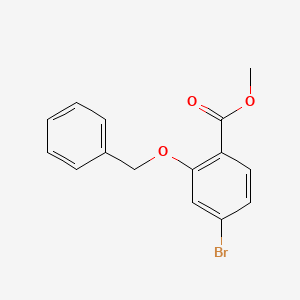 Chemical structure of Methyl 2-benzyloxy-4-bromobenzoate