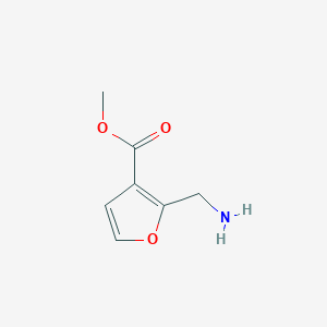 Chemical structure of methyl 2-(aminomethyl)-3-furoate
