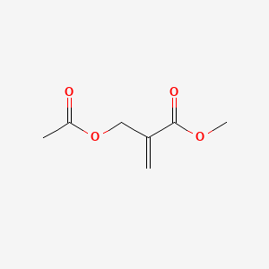 Chemical structure of Methyl 2-(acetoxymethyl)acrylate