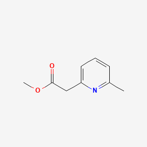 Chemical structure of Methyl 2-(6-methylpyridin-2-yl)acetate