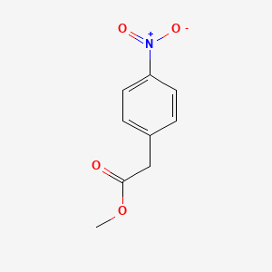 Chemical structure of Methyl p-nitrophenylacetate