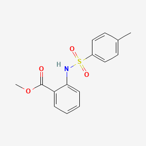 Chemical structure of Methyl 2-(4-methylphenylsulfonamido)benzoate
