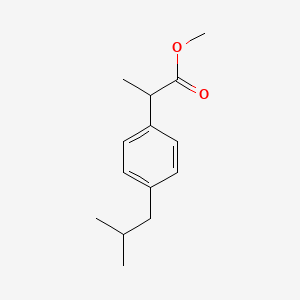 Chemical structure of Ibuprofen methyl ester