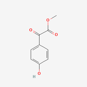 Chemical structure of Methyl 2-(4-hydroxyphenyl)-2-oxoacetate