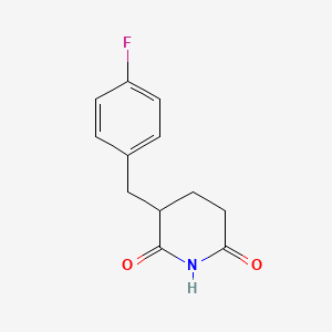 Chemical structure of methyl 2-(4-cyano-3-fluorophenyl)-2-methylpropanoate