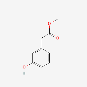 Chemical structure of Methyl 3-Hydroxyphenylacetate