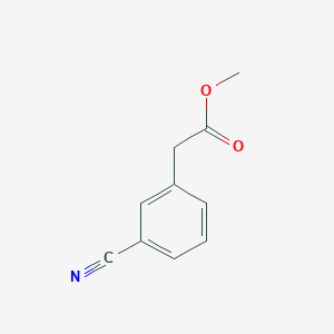 Chemical structure of Methyl (3-cyanophenyl)acetate
