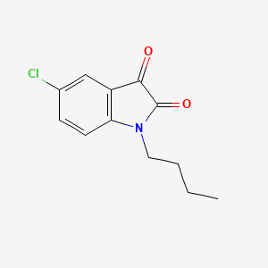 Chemical structure of methyl 2-(3-chloro-4-cyanophenyl)-2-methylpropanoate