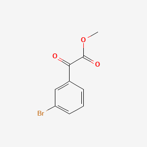 Chemical structure of Methyl 2-(3-bromophenyl)-2-oxoacetate