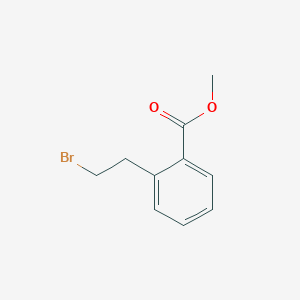 Chemical structure of Methyl 2-(2-bromoethyl)benzoate