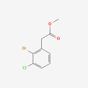 Chemical structure of Methyl 2-(2-bromo-3-chlorophenyl)acetate