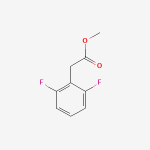 Chemical structure of Methyl 2-(2,6-difluorophenyl)acetate