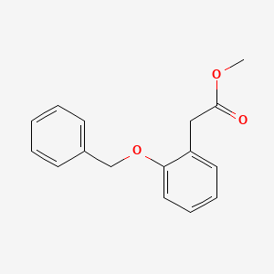 Chemical structure of Methyl 2-(2-(benzyloxy)phenyl)acetate