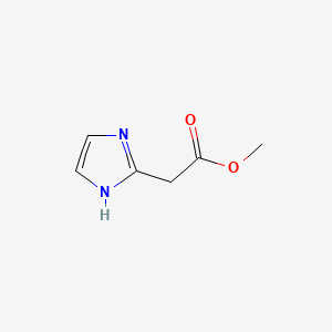 Chemical structure of Methyl (1H-imidazol-2-yl)acetate