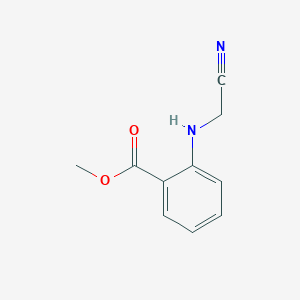 Chemical structure of Methyl 2-((cyanomethyl)amino)benzoate