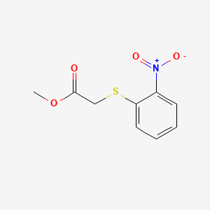 Chemical structure of Methyl 2-(2-nitrophenylthio)acetate