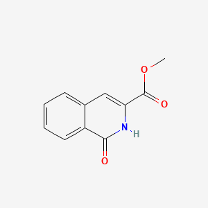 Chemical structure of Methyl 1-oxo-1,2-dihydroisoquinoline-3-carboxylate
