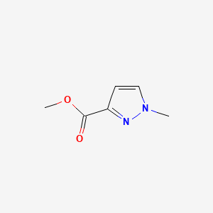 Chemical structure of Methyl 1-Methylpyrazole-3-carboxylate