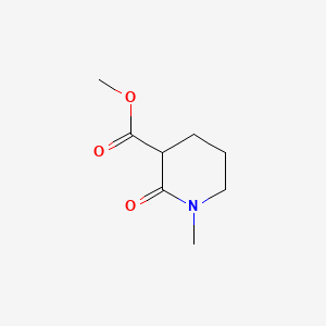 Chemical structure of Methyl 1-Methyl-2-oxopiperidine-3-carboxylate