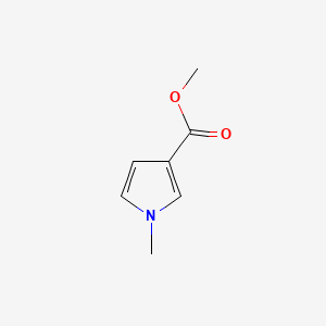 Chemical structure of Methyl 1-methyl-1H-pyrrole-3-carboxylate