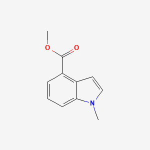Chemical structure of Methyl 1-methyl-1H-indole-4-carboxylate