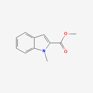 Chemical structure of Methyl 1-methyl-1H-indole-2-carboxylate