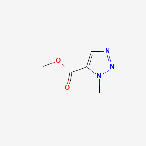 Chemical structure of Methyl 1-Methyl-1,2,3-triazole-5-carboxylate