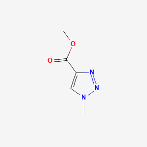 Chemical structure of Methyl 1-Methyl-1,2,3-triazole-4-carboxylate